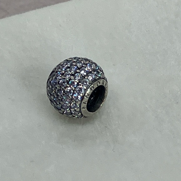 Pandora Jewelry - Authentic Pandora 925 Pave Lights Clear CZ Charm Bead # 791051CZ